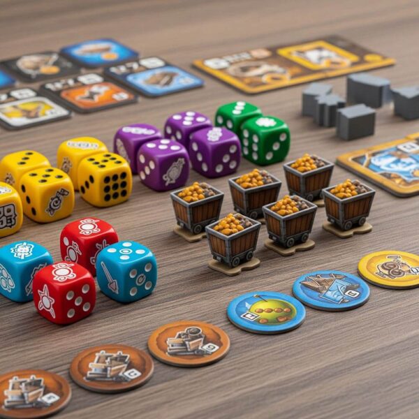 Dice Miner – Dice Drafting & Treasure Hunting